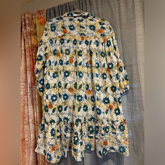 Indian Blockprint Dress Size large or extra large - Picture 2 of 9